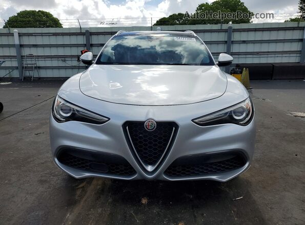 ZASPAKBN4M7D20099 2021 ALFA ROMEO STELVIO Silver წინა ხედი