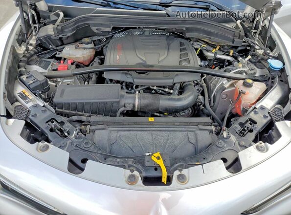 ZASPAKBN4M7D20099 2021 ALFA ROMEO STELVIO Silver ძრავის განყოფილების ხედი