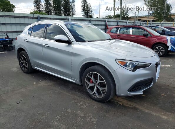 ZASPAKBN4M7D20099 2021 ALFA ROMEO STELVIO Silver წინა მარჯვენა