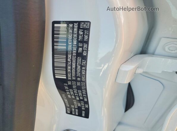 ZASPAKBN4P7D55021 2023 ALFA ROMEO STELVIO White Вид наклейки з VIN-кодом