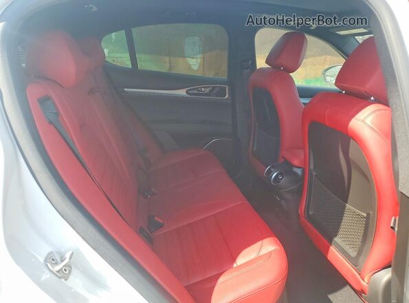 ZASPAKBN4P7D55021 2023 ALFA ROMEO STELVIO White Вид задньої частини салону