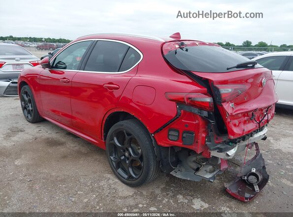 ZASPAKBN7L7C92331 2020 ALFA ROMEO STELVIO Red Rear left