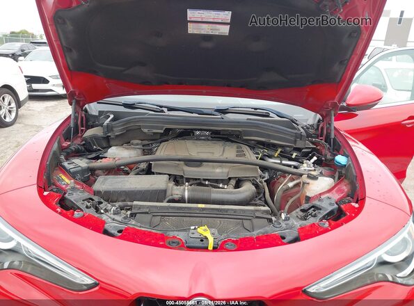 ZASPAKBN7L7C92331 2020 ALFA ROMEO STELVIO Red Rear view