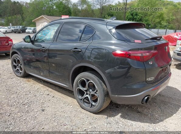ZASPAKBN7N7D38775 2022 ALFA ROMEO STELVIO Gray Задня ліва чверть