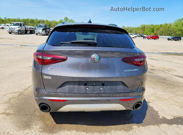 ZASPAKBN7P7D59189 2023 ALFA ROMEO STELVIO Gray Vista trasera