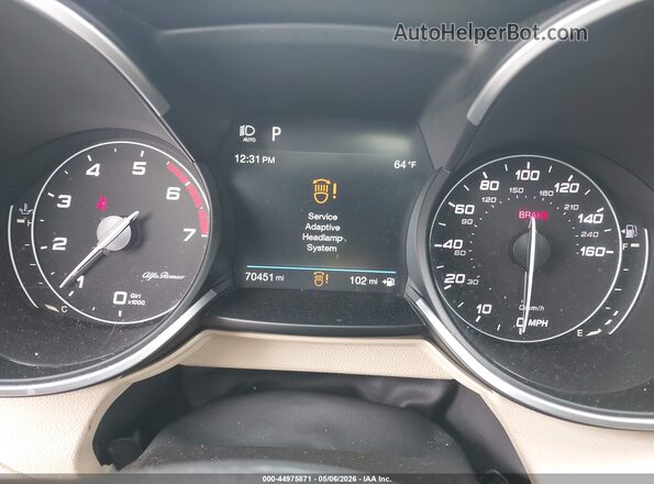 ZASPAKBNXK7C30887 2019 ALFA ROMEO STELVIO Black Vista de los asientos traseros