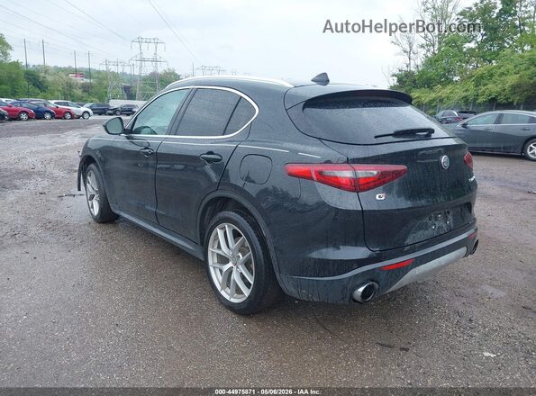 ZASPAKBNXK7C30887 2019 ALFA ROMEO STELVIO Black Trasero izquierdo