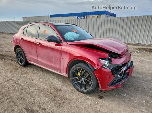 ZASPAKBNXM7D13528 2021 ALFA ROMEO STELVIO Red Առջևի աջ