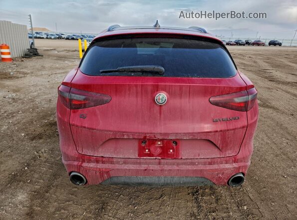 ZASPAKBNXM7D13528 2021 ALFA ROMEO STELVIO Red Հետևի տեսք