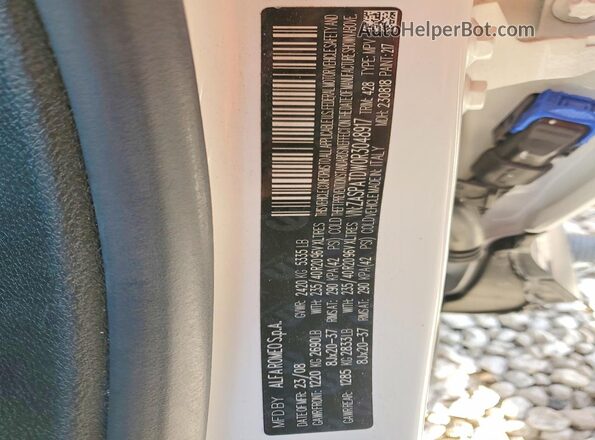 ZASPATDW0R3048917 2024 ALFA ROMEO OTHER White Widok komory silnika