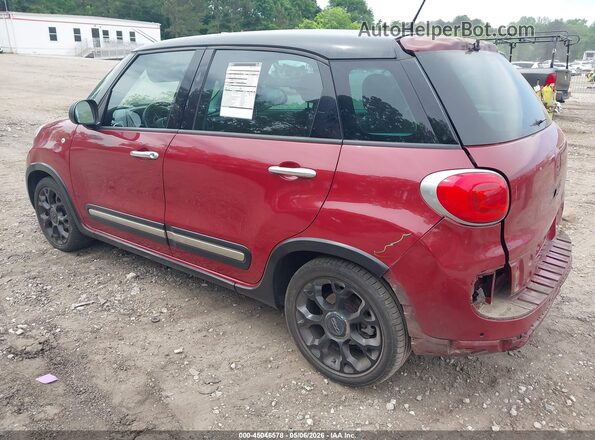 ZFBCFADH3GZ037392 2016 FIAT 500L Red Tył lewy