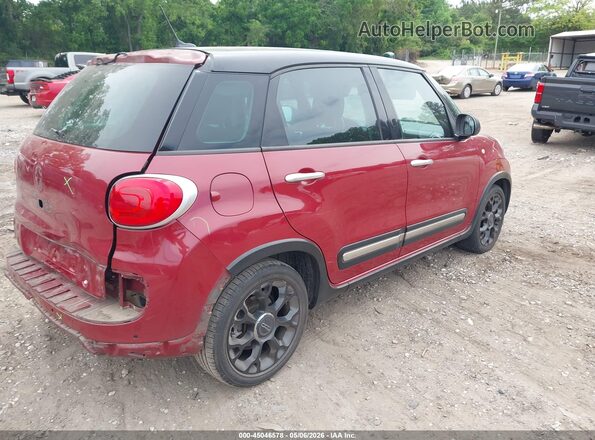 ZFBCFADH3GZ037392 2016 FIAT 500L Red Tył prawy