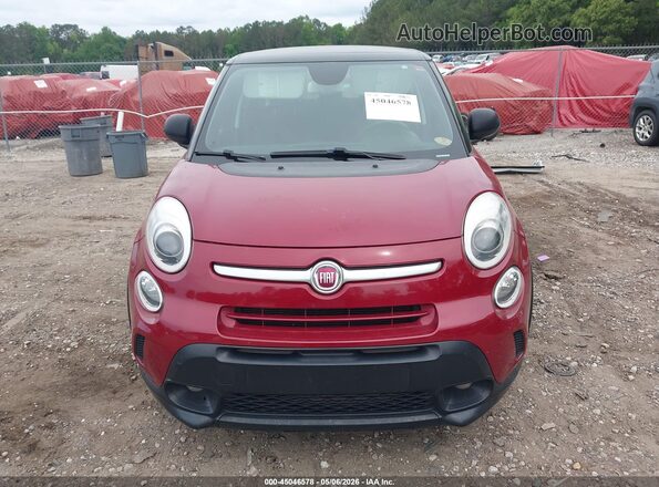 ZFBCFADH3GZ037392 2016 FIAT 500L Red Widok wnętrza z tyłu