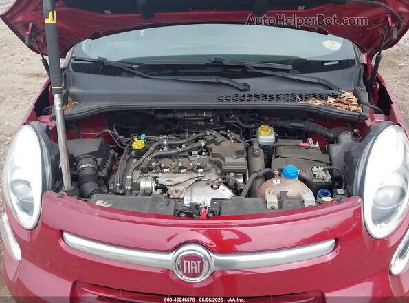 ZFBCFADH3GZ037392 2016 FIAT 500L Red Widok z tyłu