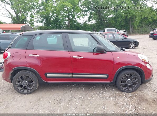 ZFBCFADH3GZ037392 2016 FIAT 500L Red Widok wnętrza 360 stopni