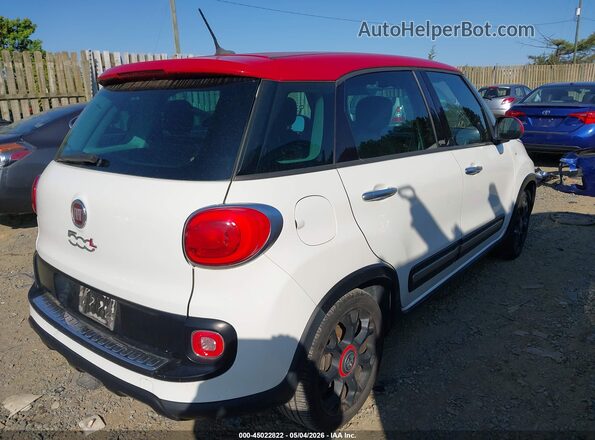ZFBCFADH6GZ037192 2016 FIAT 500L White უკანა მარჯვენა