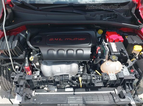 ZFBCFXAB6JP660642 2018 FIAT 500X Красный Вид сзади
