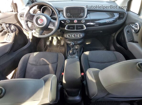ZFBCFXAW6GP493775 2016 FIAT 500X Black Dashboard view