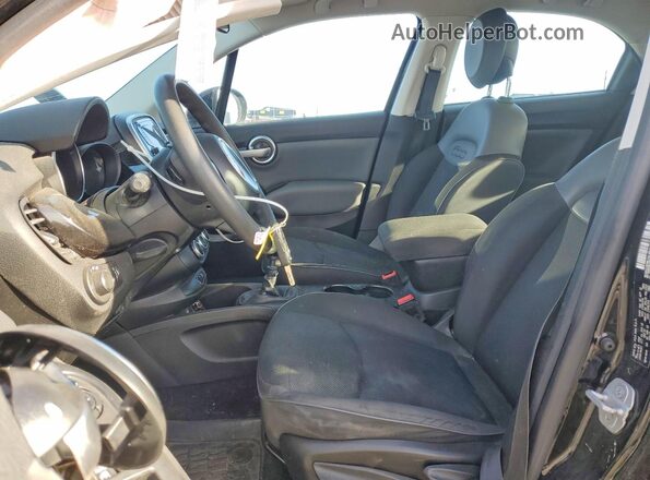 ZFBCFXAW6GP493775 2016 FIAT 500X Black Front interior view