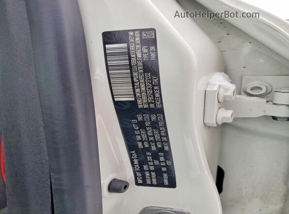 ZFBCFXBT3GP371332 2016 FIAT 500X Белый Вид подкапотного пространства