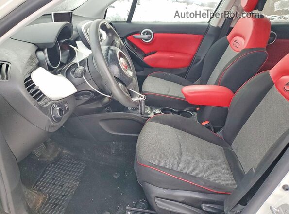 ZFBCFXBT3GP371332 2016 FIAT 500X Белый Вид салона спереди