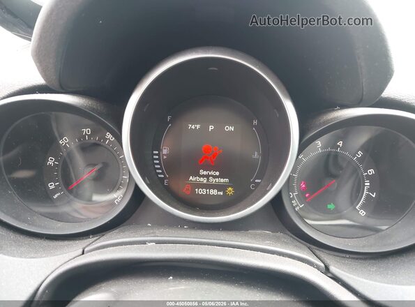 ZFBCFXCB1JP703085 2018 FIAT 500X Blue უკანა სავარძლების ხედი