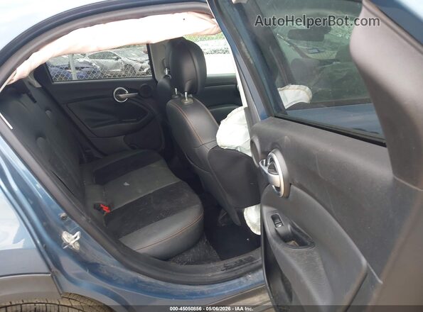 ZFBCFXCB1JP703085 2018 FIAT 500X Blue VIN კოდის სტიკერის ხედი