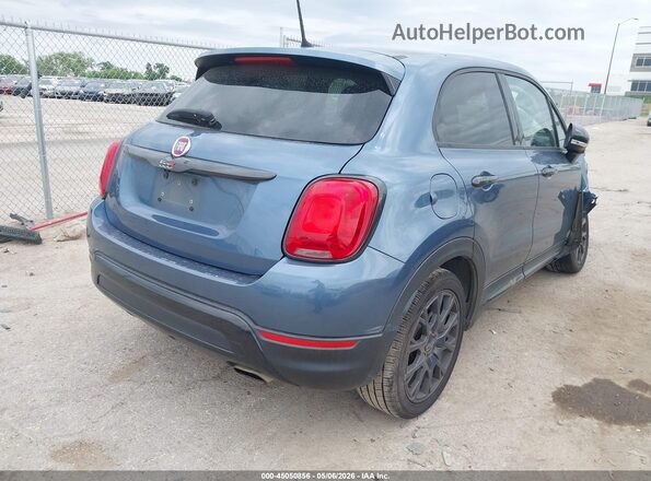 ZFBCFXCB1JP703085 2018 FIAT 500X Blue უკანა მარჯვენა