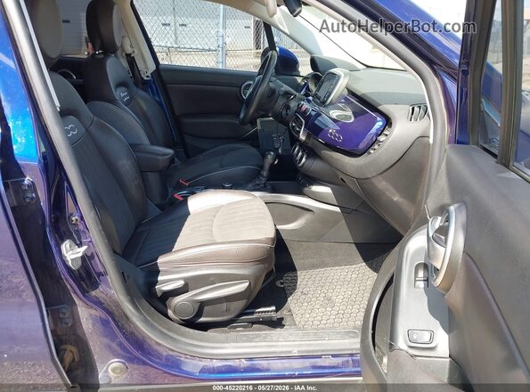 ZFBCFXDT3GP347836 2016 FIAT 500X Blue წინა სალონის ხედი