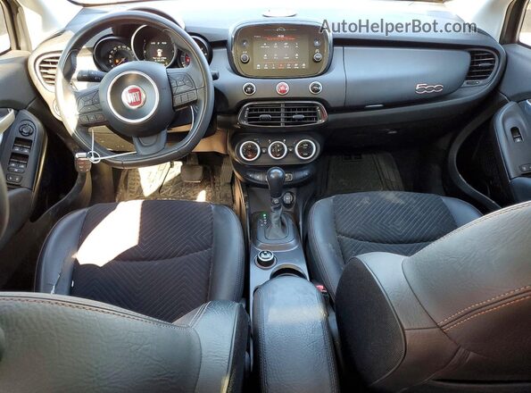 ZFBCFYCB5JP643916 2018 FIAT 500X Charcoal Առջևի վահանակի տեսք