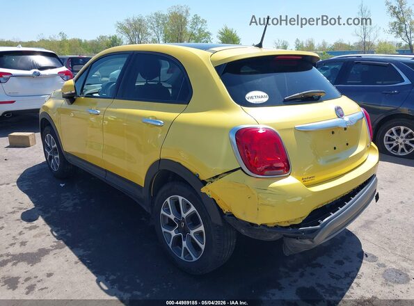 ZFBCFYCT3GP478997 2016 FIAT 500X Yellow Tył lewy