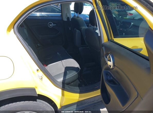 ZFBCFYCT3GP478997 2016 FIAT 500X Yellow Widok naklejki z numerem VIN