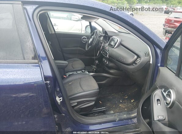 ZFBCFYCT9GP381965 2016 FIAT 500X Синий Вид салона спереди