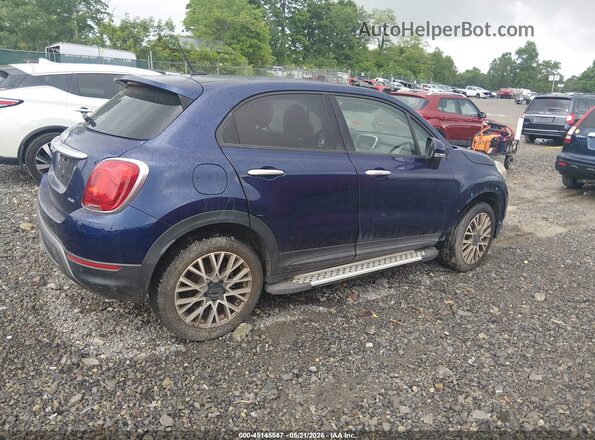 ZFBCFYCT9GP381965 2016 FIAT 500X Синий Задняя правая четверть