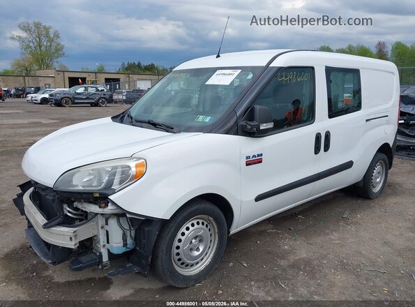 ZFBERFAB5H6E91775 2017 RAM PROMASTER CITY White წინა მარცხენა ხედი სამი მეოთხედიდან