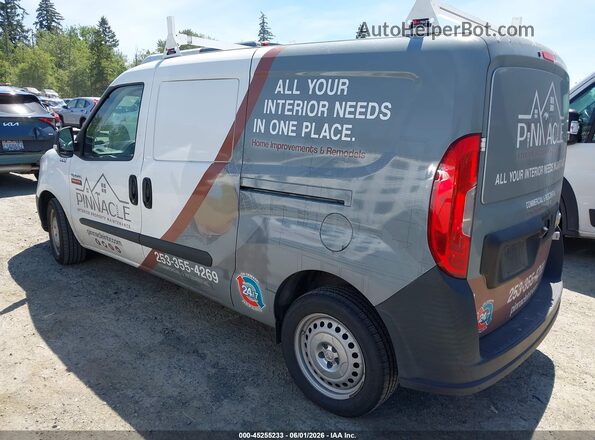 ZFBERFABXJ6H68667 2018 RAM PROMASTER CITY White Trasero izquierdo
