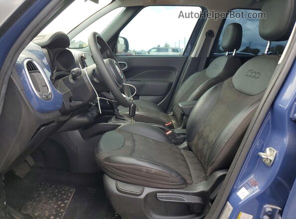 ZFBNFAAH0KZ042409 2019 FIAT 500L Blue Front interior view