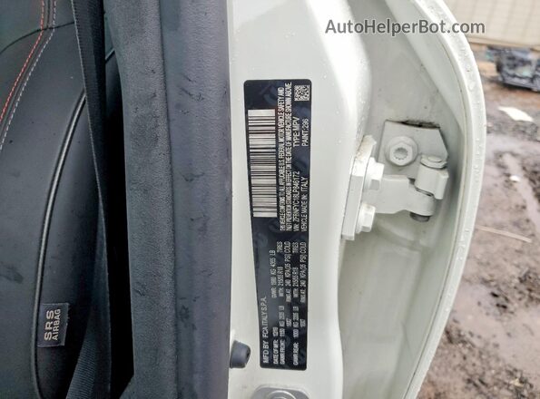 ZFBNFYC18LP846172 2020 FIAT 500X White Widok komory silnika