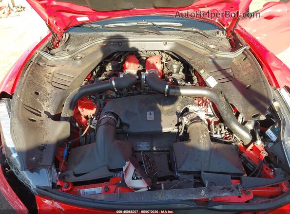 ZFF77XJAXH0226117 2017 FERRARI CALIFORNIA Red Vista trasera