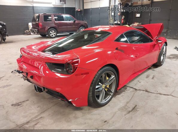 ZFF79ALA4K0246276 2019 FERRARI 488 Красный Задняя правая четверть