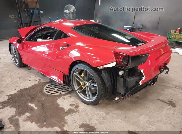 ZFF79ALA4K0246276 2019 FERRARI 488 Красный Задняя левая четверть
