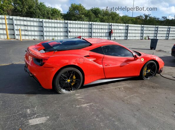 ZFF79ALA5G0217425 2016 FERRARI 488 Красный Задняя правая четверть