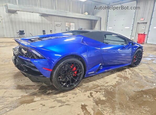 ZHWUT4ZF7LLA12800 2020 LAMBORGHINI HURACAN Blue Tył prawy