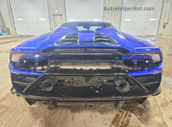 ZHWUT4ZF7LLA12800 2020 LAMBORGHINI HURACAN Blue Widok z tyłu