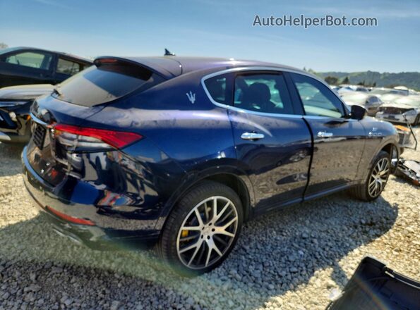 ZN661XUAXNX397247 2022 MASERATI LEVANTE Blue Задня права чверть