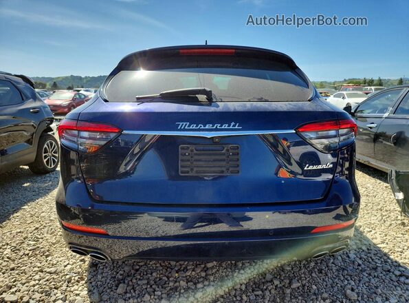 ZN661XUAXNX397247 2022 MASERATI LEVANTE Blue Вид ззаду