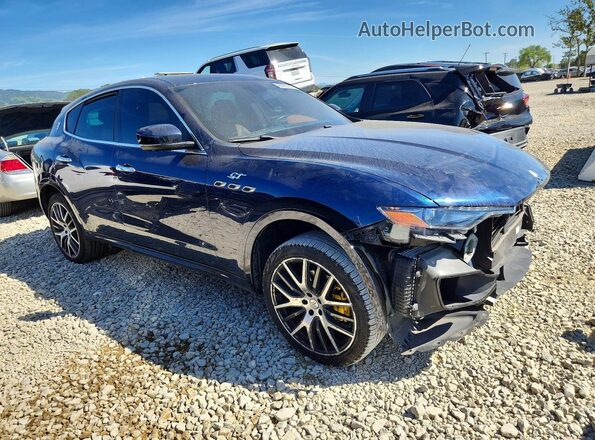 ZN661XUAXNX397247 2022 MASERATI LEVANTE Blue Передня права чверть
