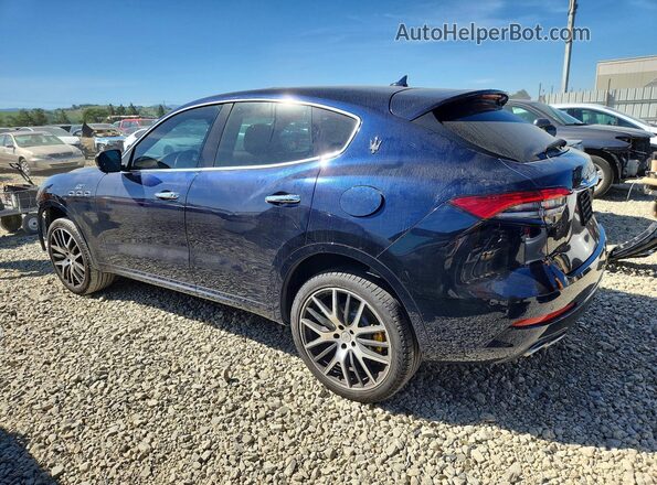 ZN661XUAXNX397247 2022 MASERATI LEVANTE Blue Задня ліва чверть