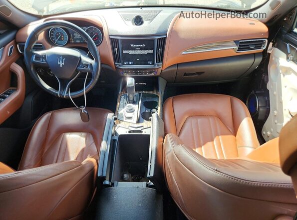 ZN661XUAXNX397247 2022 MASERATI LEVANTE Blue Вид панелі приладів