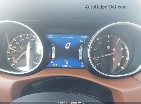ZN661XUL3KX310463 2019 MASERATI LEVANTE Black Հետևի նստատեղերի տեսք
